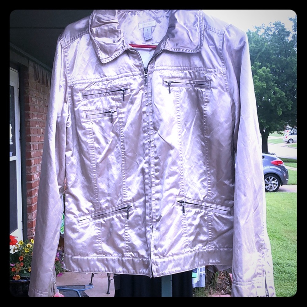 Chico's Metallic Jacket size 1